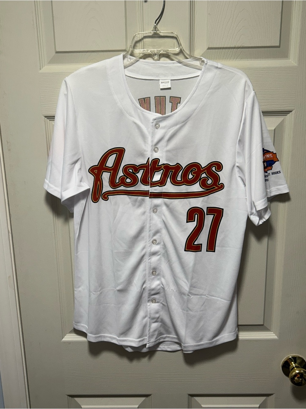 Jose Altuve Houston Astros MLB 8/16/2024 SGA Jersey White Size M